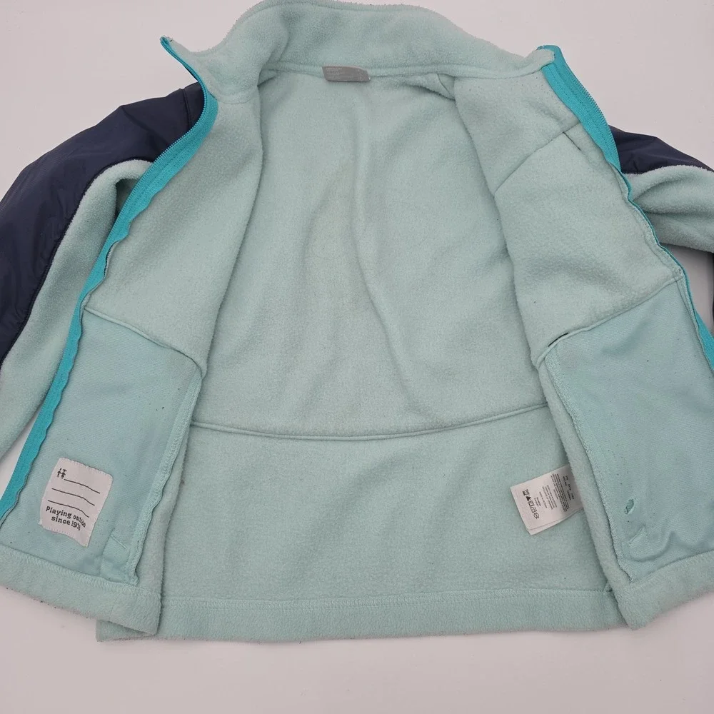 Columbia Kids Benton Springs III Overlay Fleece Size:S (7-8 Big Kid) Blue